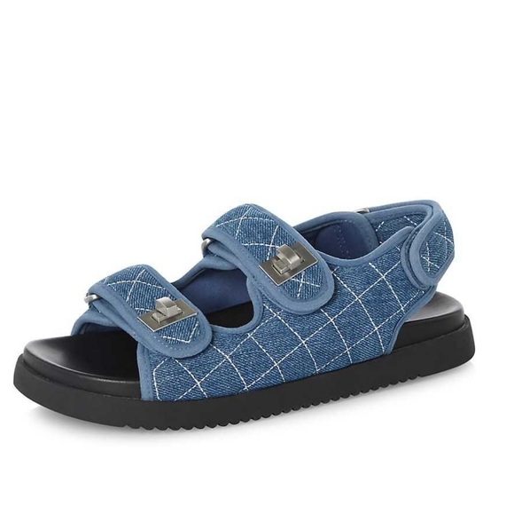 Dune London | NWOT Windowpane Grip-Tape Sandals - Picture 5 of 10